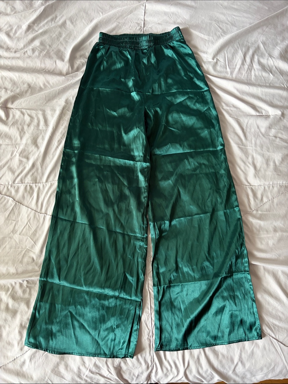 Emerald Green Wide Leg Pants Size Small